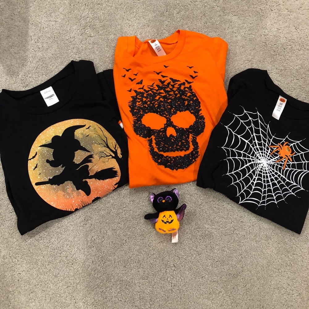 3 spooktacular junior size L/S shirt